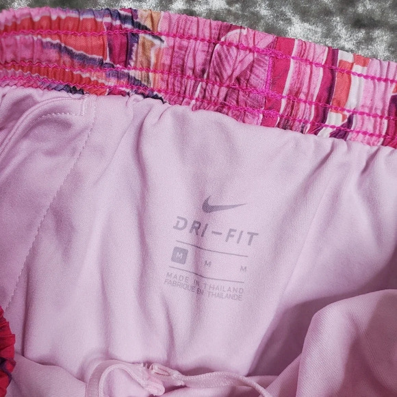 Nike Dri-Fit Floral Pink Athletic Shorts - Picture 3 of 6